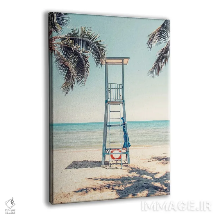 تابلو دکوراتیو برج نجات غریق اثر مانجیک پیکچرز - نمای پرسپکتیو محصول