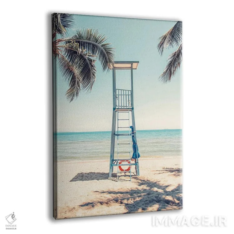 تابلو دکوراتیو برج نجات غریق اثر مانجیک پیکچرز - نمای پرسپکتیو محصول
