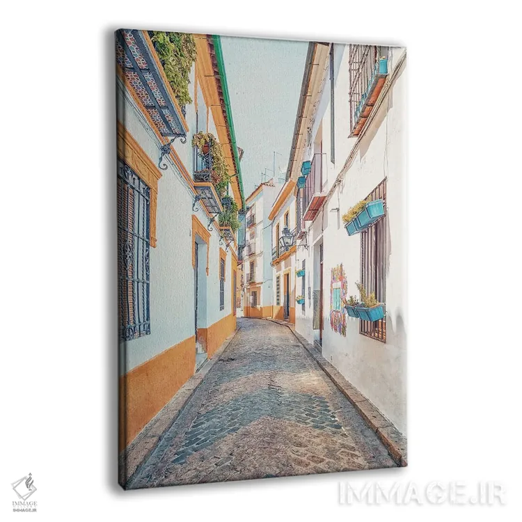 تابلو دکوراتیو خیابان های کوردوبا اثر مانجیک پیکچرز - نمای پرسپکتیو محصول