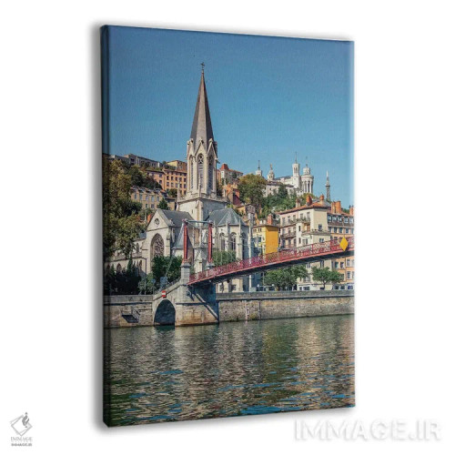 تابلو دکوراتیو معماری شهر لیون اثر مانجیک پیکچرز - نمای پرسپکتیو محصول
