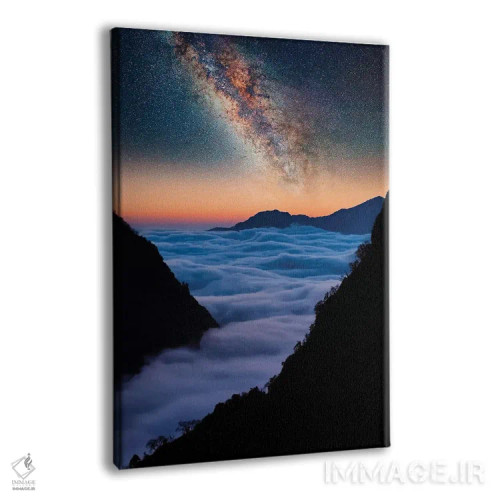 تابلو دکوراتیو غروب هیمالیا اثر مانجیک پیکچرز - نمای پرسپکتیو محصول