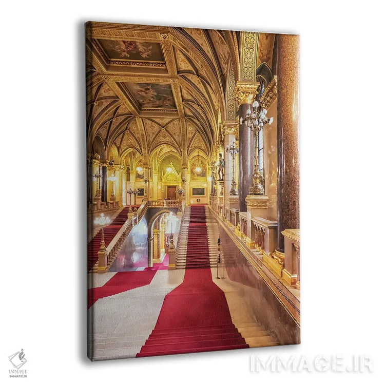 تابلو دکوراتیو معماری پارلمان مجارستان اثر مانجیک پیکچرز - نمای پرسپکتیو محصول