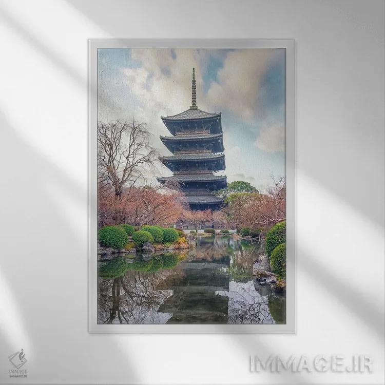 تابلو دکوراتیو تو-جی اثر مانجیک پیکچرز - نمای قابدار سفید