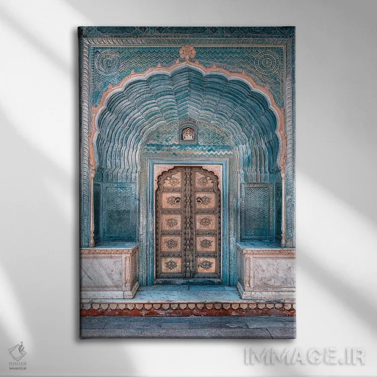 تابلو دکوراتیو معماری راجستان اثر مانجیک پیکچرز - نمای روبهرو روی دیوار
