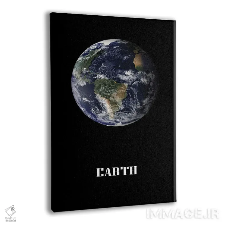 تابلو دکوراتیو زمین اثر مانجیک پیکچرز - نمای پرسپکتیو محصول