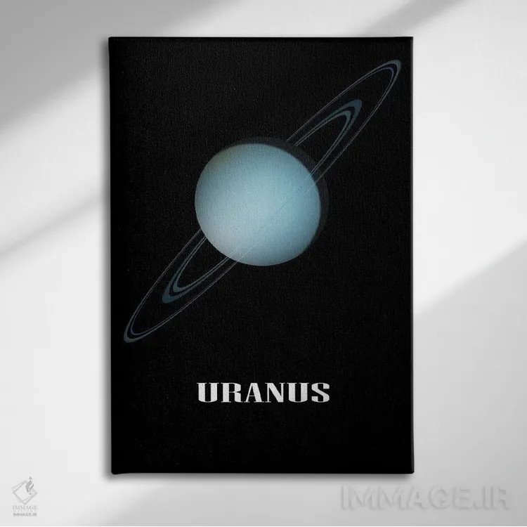 تابلو دکوراتیو اورانوس اثر مانجیک پیکچرز - نمای روبهرو روی دیوار