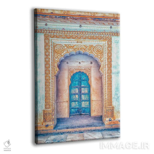 تابلو دکوراتیو در آبی راجستان اثر مانجیک پیکچرز - نمای پرسپکتیو محصول