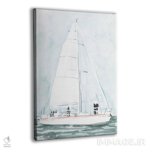 تابلو دکوراتیو قایق بادبانی نرم ۳ اثر اما اسکاروی - نمای پرسپکتیو محصول