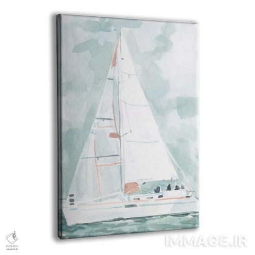 تابلو دکوراتیو قایق بادبانی نرم ۲ اثر اما اسکاروی - نمای پرسپکتیو محصول