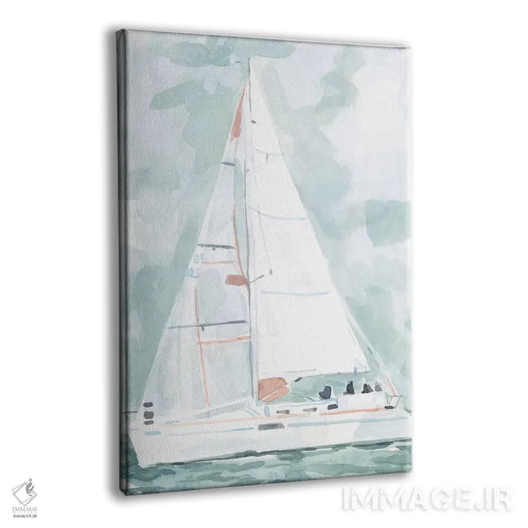 تابلو دکوراتیو قایق بادبانی نرم ۲ اثر اما اسکاروی - نمای پرسپکتیو محصول