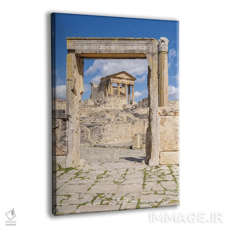 تابلو دکوراتیو Beja, Tunisia. The Capitol Temple At The Roman Ruins.,د… اثر امیلی ام ویلسون - نمای پرسپکتیو محصول
