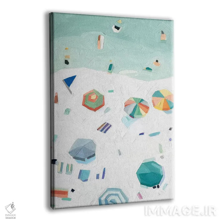 تابلو دکوراتیو چشم انداز ساحل ۲ اثر اما اسکاروی - نمای پرسپکتیو محصول