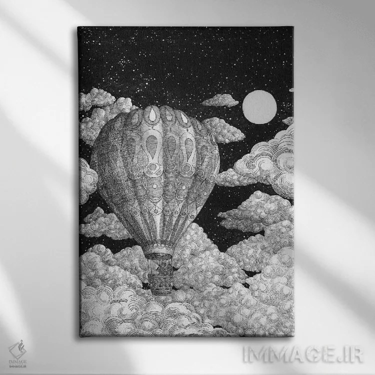 تابلو دکوراتیو ماجراجویی در انتظار است اثر الا مازور - نمای روبهرو روی دیوار