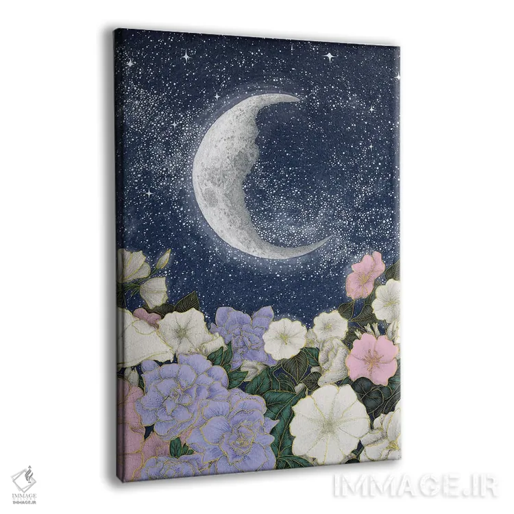 تابلو دکوراتیو نور مهتاب در باغ اثر الا مازور - نمای پرسپکتیو محصول