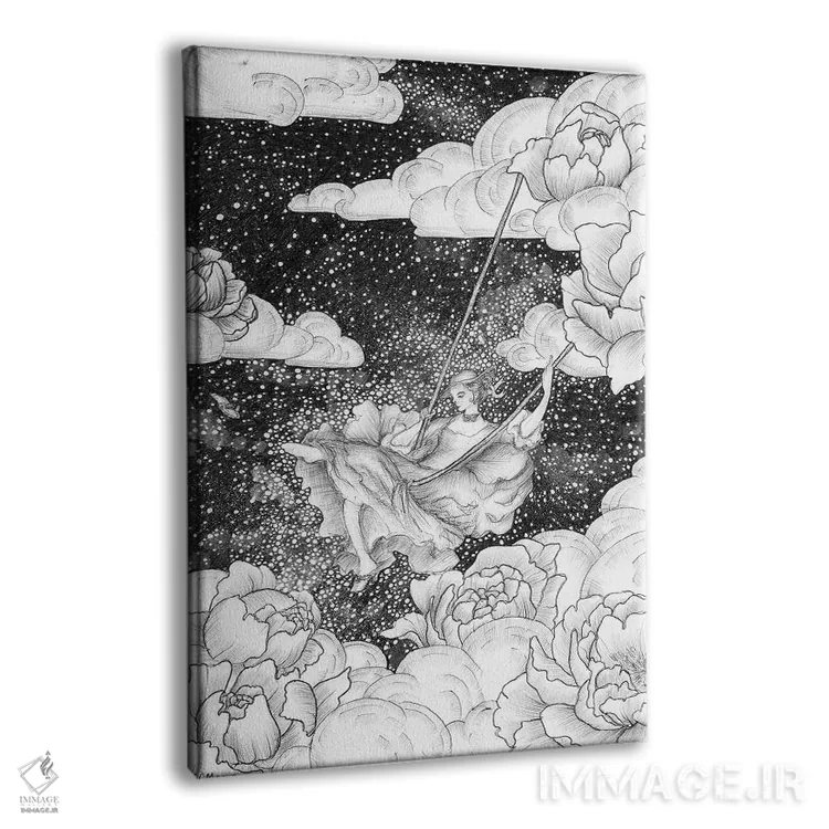 تابلو دکوراتیو تاب اثر الا مازور - نمای پرسپکتیو محصول