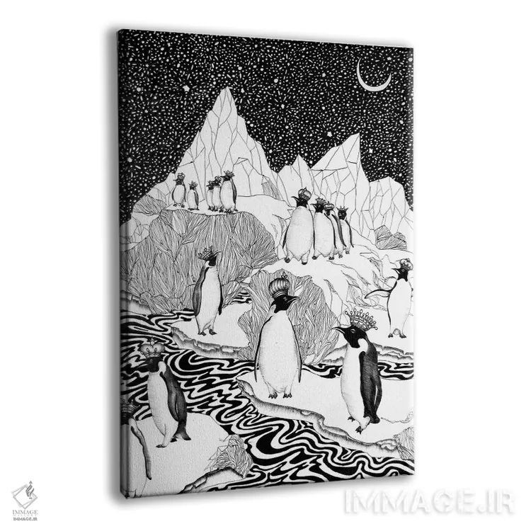 تابلو دکوراتیو پادشاهان بیش از حد اثر الا مازور - نمای پرسپکتیو محصول