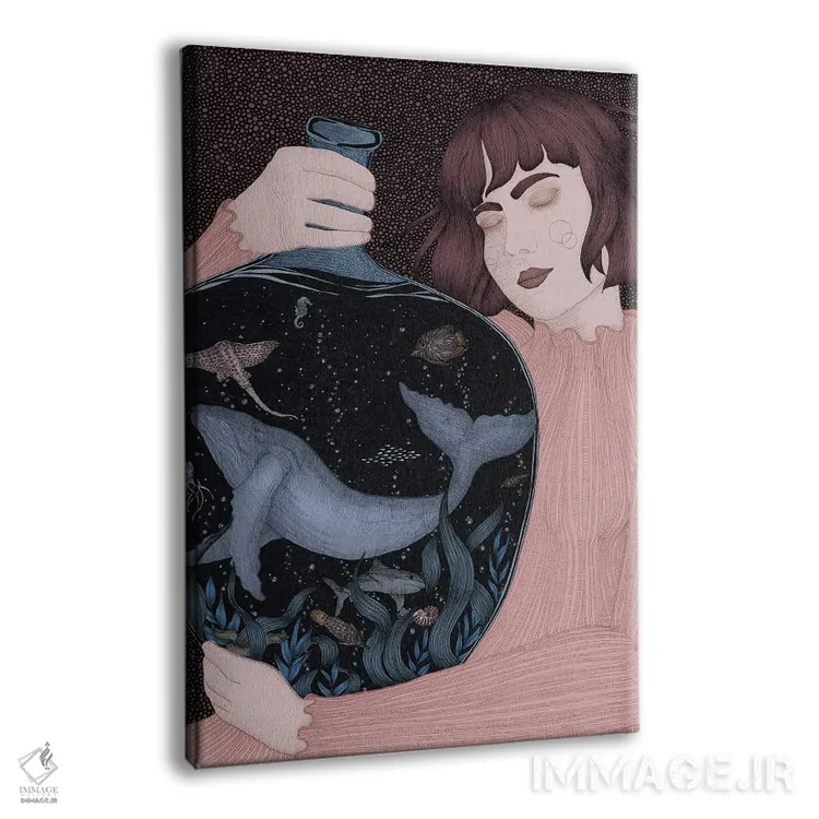 تابلو دکوراتیو اقیانوس قابل حمل اثر الا مازور - نمای پرسپکتیو محصول