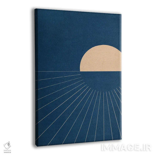 تابلو مدرن غروب مدرن اثر امیلی ناواس - نمای پرسپکتیو محصول