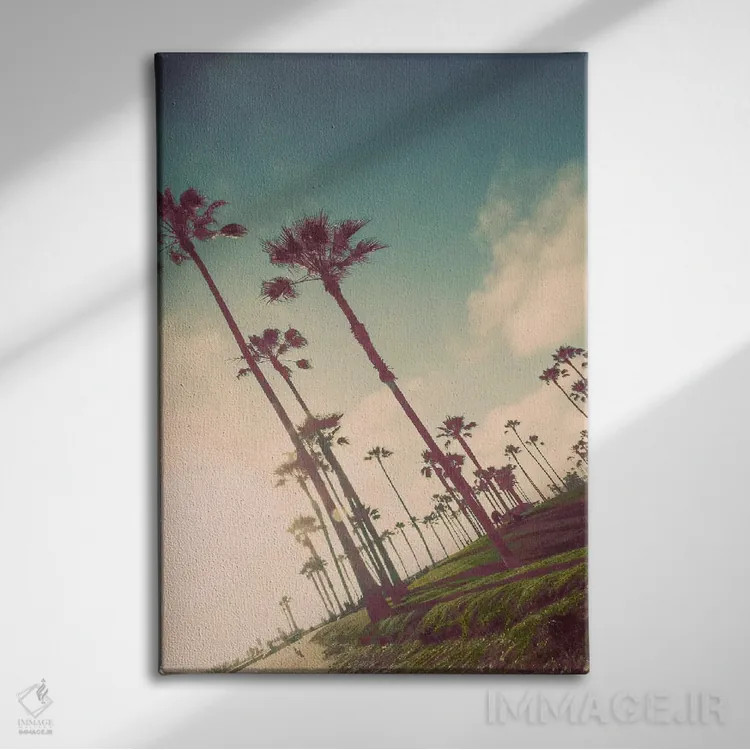 تابلو دکوراتیو تفریح ساحل ونیز اثر امیلی ناواس - نمای روبهرو روی دیوار