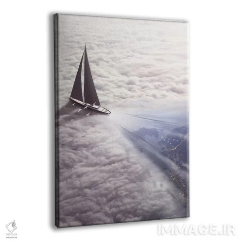 تابلو دکوراتیو ابرگرد اثر ای ان.پی اس - نمای پرسپکتیو محصول