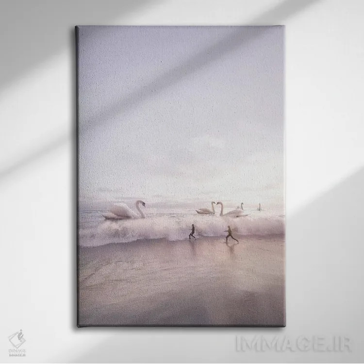 تابلو دکوراتیو رویاپردازان اثر ای ان.پی اس - نمای روبهرو روی دیوار