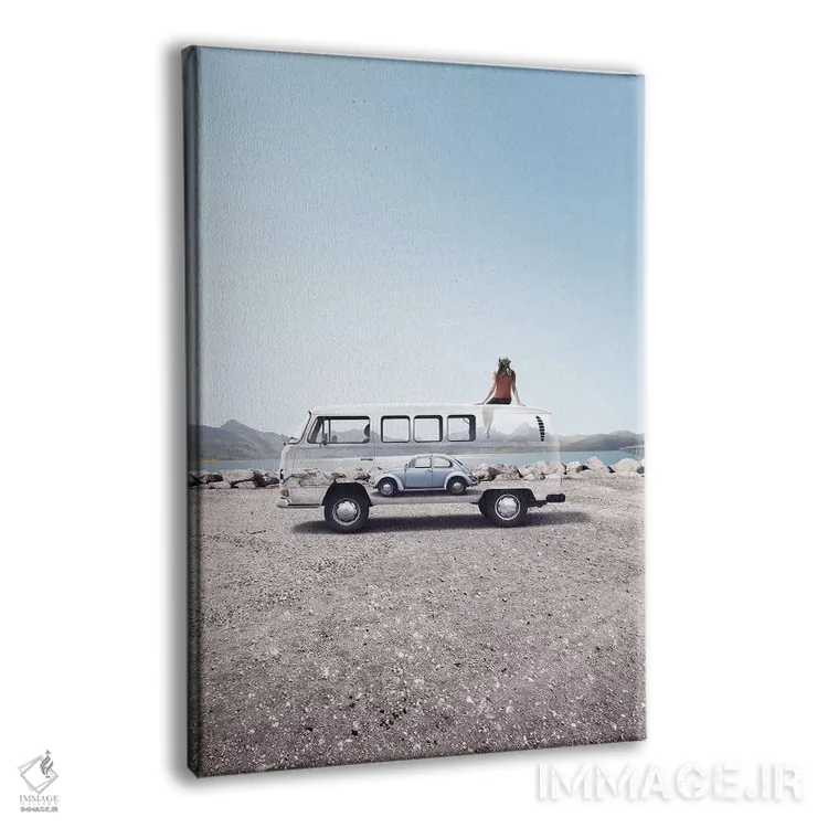 تابلو دکوراتیو واگن مردم اثر ای ان.پی اس - نمای پرسپکتیو محصول