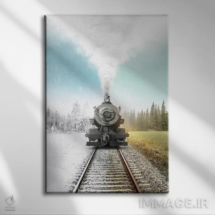 تابلو دکوراتیو این ایستگاه من است اثر ای ان.پی اس - نمای روبهرو روی دیوار