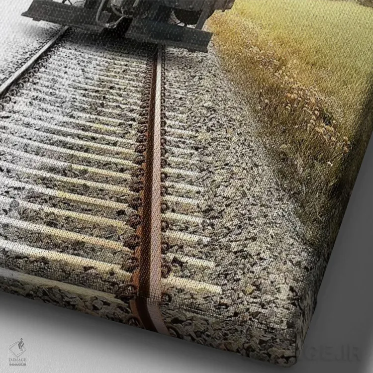 تابلو دکوراتیو این ایستگاه من است اثر ای ان.پی اس - نمای نزدیک بافت بوم