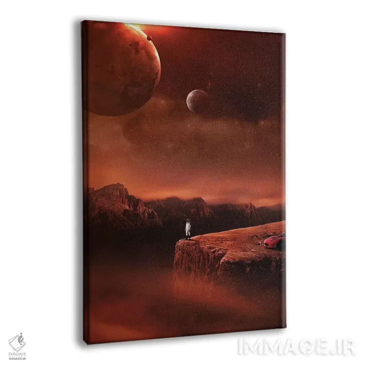 تابلو دکوراتیو مرد ستاره ای اثر ای ان.پی اس - نمای پرسپکتیو محصول