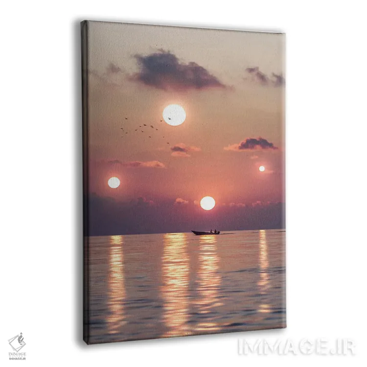 تابلو دکوراتیو رقص خورشیدی اثر ای ان.پی اس - نمای پرسپکتیو محصول