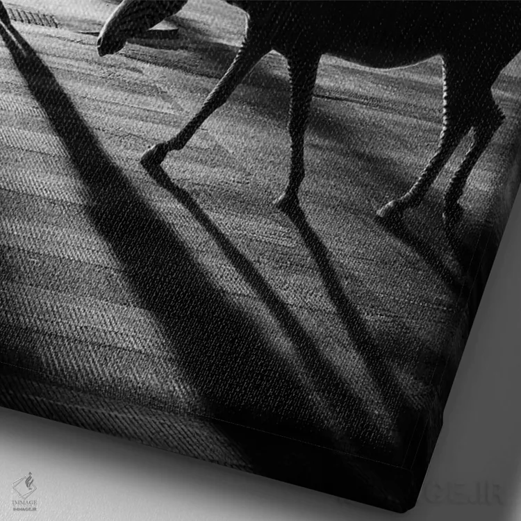 تابلو دکوراتیو مبدا اثر ای ان.پی اس - نمای نزدیک بافت بوم