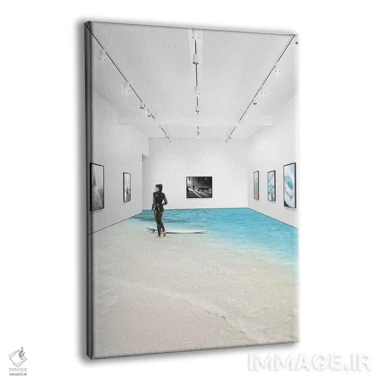 تابلو دکوراتیو پنج دقیقه استراحت اثر ای ان.پی اس - نمای پرسپکتیو محصول