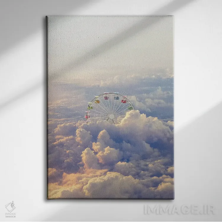 تابلو دکوراتیو همیشه آفتابی اثر ای ان.پی اس - نمای روبهرو روی دیوار