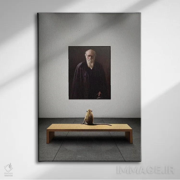 تابلو دکوراتیو زیبایی گرا اثر ای ان.پی اس - نمای روبهرو روی دیوار