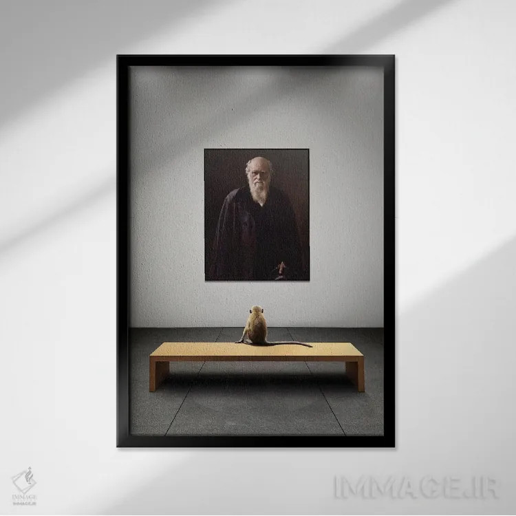 تابلو دکوراتیو زیبایی گرا اثر ای ان.پی اس - نمای قابدار مشکی