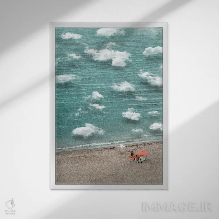 تابلو دکوراتیو تروپوسفر اثر ای ان.پی اس - نمای قابدار سفید