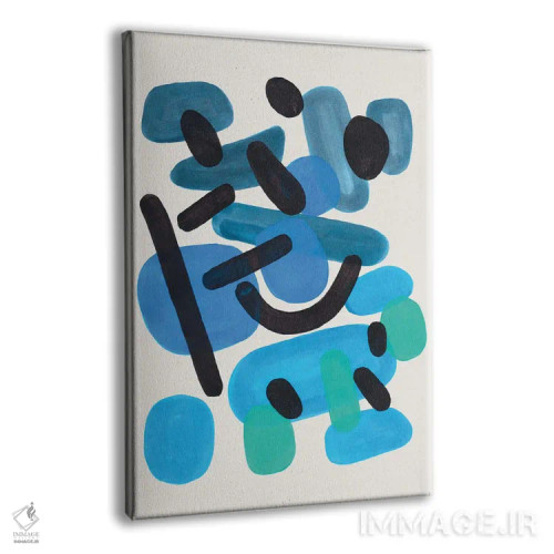 تابلو مینیمال گم شده در دریا اثر ان شیپ - نمای پرسپکتیو محصول