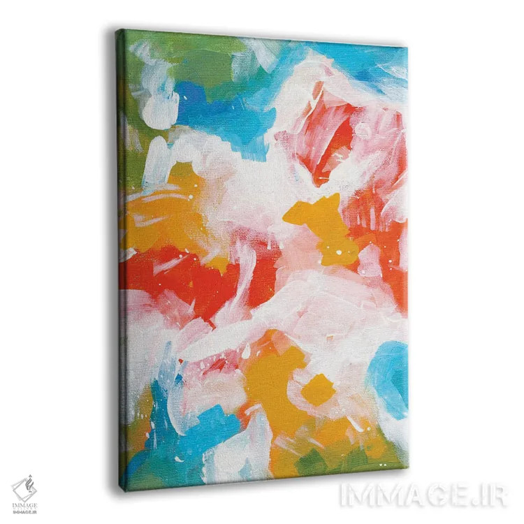 تابلو انتزاعی قلمرو آمازون اثر ان شیپ - نمای پرسپکتیو محصول