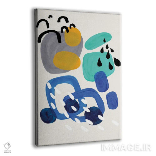 تابلو مینیمال دریاهای طوفانی اثر ان شیپ - نمای پرسپکتیو محصول