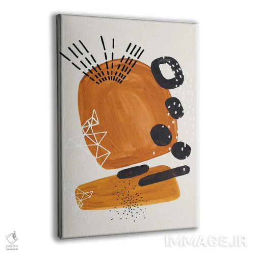 تابلو مینیمال صدای دهه هفتاد اثر ان شیپ - نمای پرسپکتیو محصول