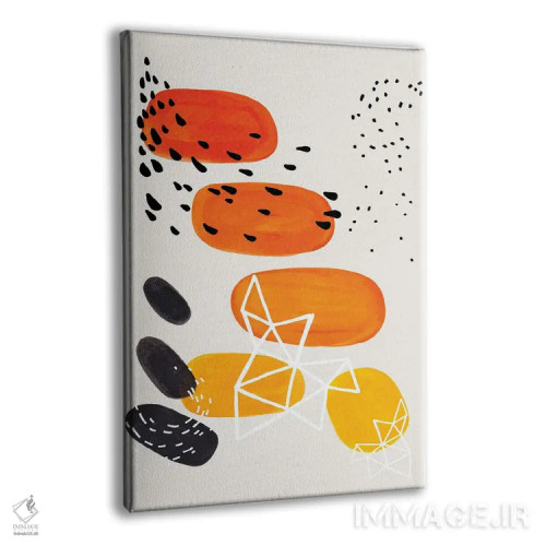 تابلو مینیمال جنون سنگ خورشیدی اثر ان شیپ - نمای پرسپکتیو محصول