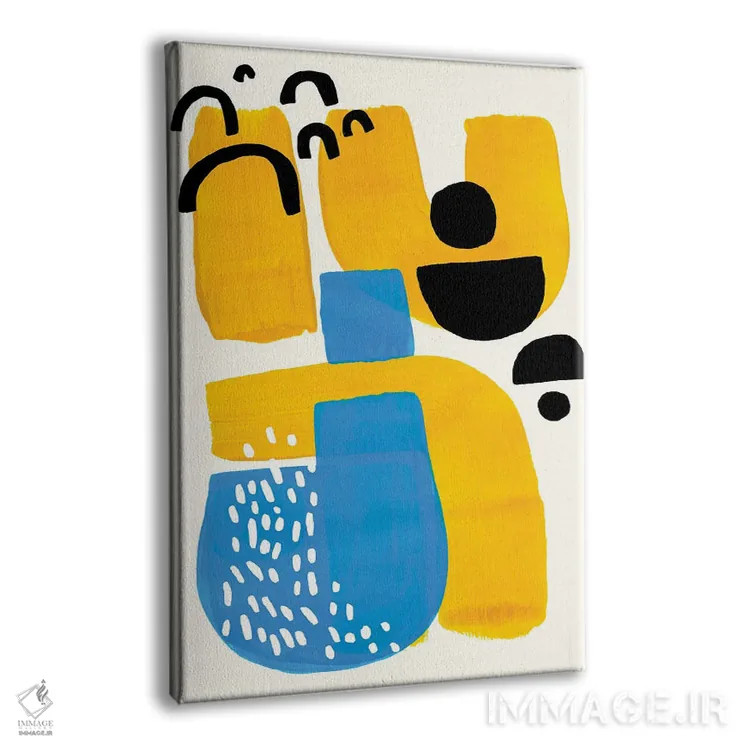 تابلو مینیمال چشم کلید یا اثر ان شیپ - نمای پرسپکتیو محصول