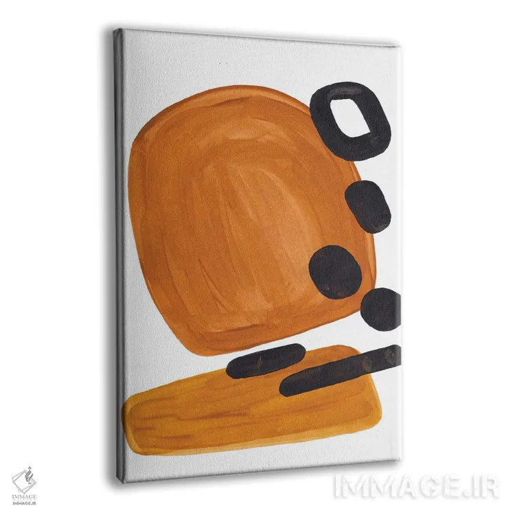 تابلو مینیمال سپیا دهه ۷۰ میلادی اثر ان شیپ - نمای پرسپکتیو محصول