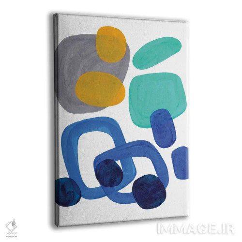 تابلو مینیمال خورشید و باران اثر ان شیپ - نمای پرسپکتیو محصول