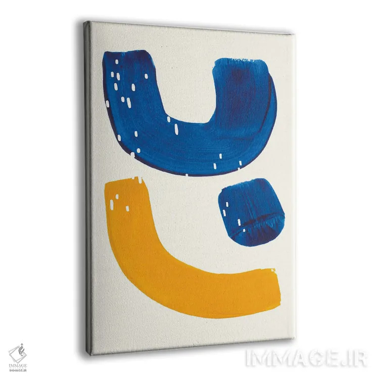 تابلو مینیمال موز گمشده در دریا اثر ان شیپ - نمای پرسپکتیو محصول