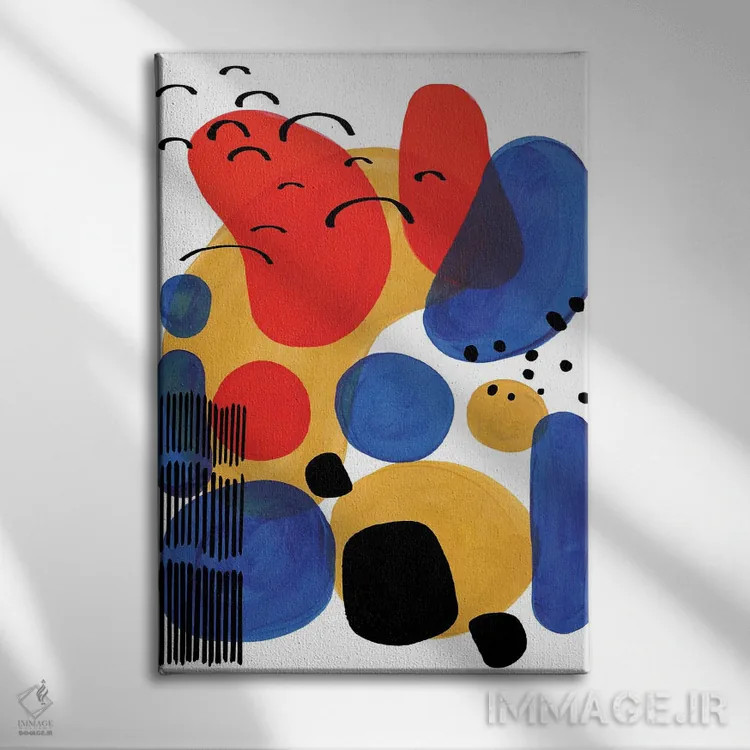 تابلو مینیمال اولین روز مدرسه اثر ان شیپ - نمای روبهرو روی دیوار