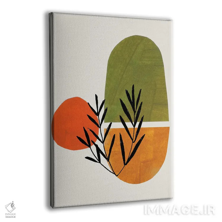 تابلو مینیمال تاک پاییزی اثر ان شیپ - نمای پرسپکتیو محصول