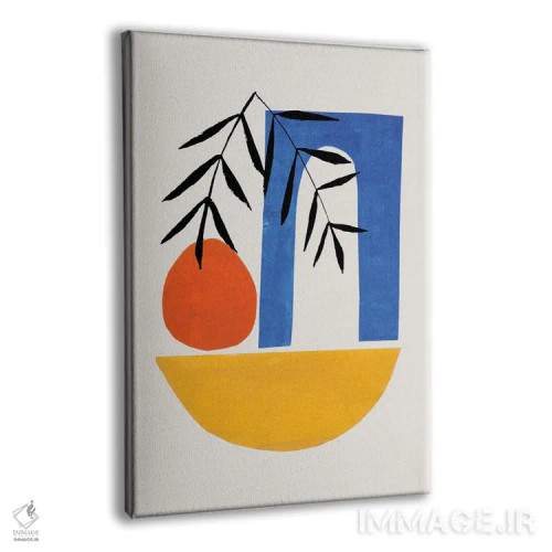 تابلو مینیمال بهار در میکونوس اثر ان شیپ - نمای پرسپکتیو محصول