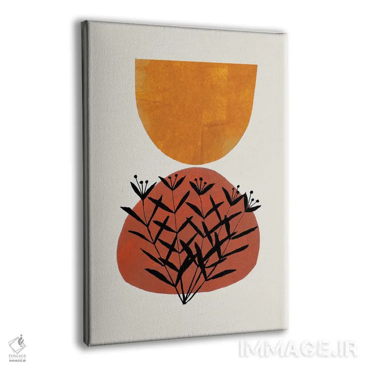 تابلو مینیمال درو پاییزی اثر ان شیپ - نمای پرسپکتیو محصول