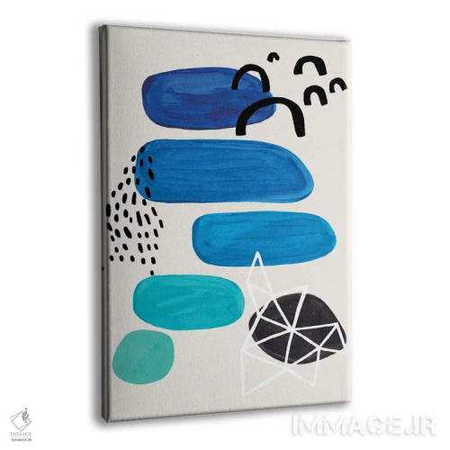 تابلو مینیمال هفت دریا اثر ان شیپ - نمای پرسپکتیو محصول